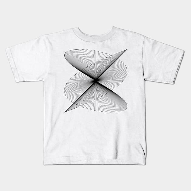 Lissajous XXVII Kids T-Shirt by rupertrussell